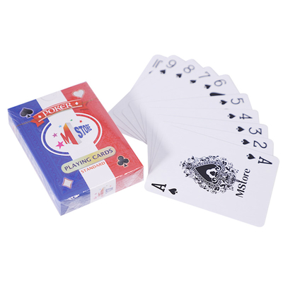 kaufen Papierspielkarten Pantone-Farbe54 mit dem 4 Klagen-kundenspezifischen Logo online manufacture