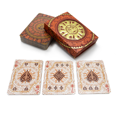 kaufen Custom Hot-Sell Spielkartendesign eigenes Logo Künstlerisches Muster Qualität Papier Spielkarten Kartenspiel in einer Box online manufacture