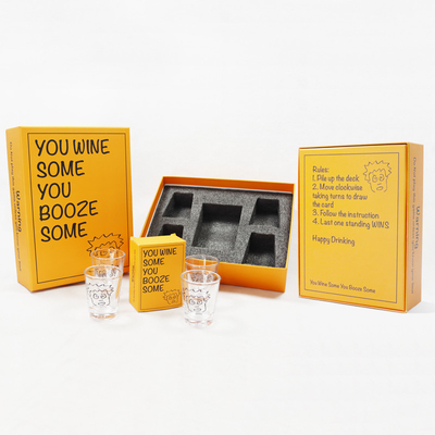 kaufen AI-Format Erwachsene Party Trinkkarten mit Schuss Glas Custom Trinkkarten Spiele online manufacture