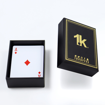 kaufen Custom Printed Poker Card Sets mit Goldfolie-Box 100% wasserdicht und personalisiertes Logo online manufacture