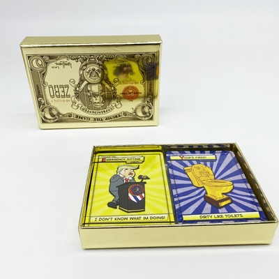 kaufen Custom gedruckte Multiplayer Dollar Solitaire Kartenspiel mit beliebten verrückten, lustigen Designs online manufacture