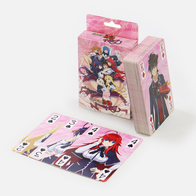 kaufen Custom Umweltschonende gedruckte Anime Poker Decks Packs Set mit Textur Oberflächenveredelung online manufacture