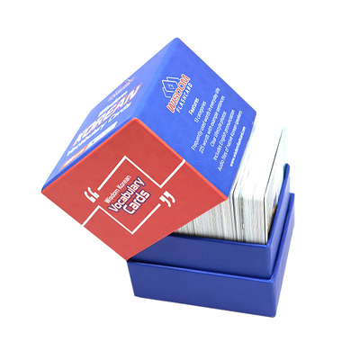 kaufen Lamination Oberflächenveredelung und kundenspezifisches Design für personalisierte koreanische Lernkarten online manufacture