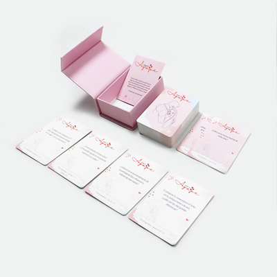 kaufen Zuhause tägliche gegenseitige positive Affirmationen Spiel Normal Custom Paar tiefe Frage-Karte online manufacture