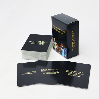 kaufen 90g/Deck eigene große Debatte Spielkarte für Männer und Frauen eigenes Logo akzeptiert Interessant online manufacture