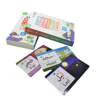 kaufen Umweltfreundliche Flashcards, benutzerdefinierte Übungskarten für die arabische Bildung von Kindern online manufacture