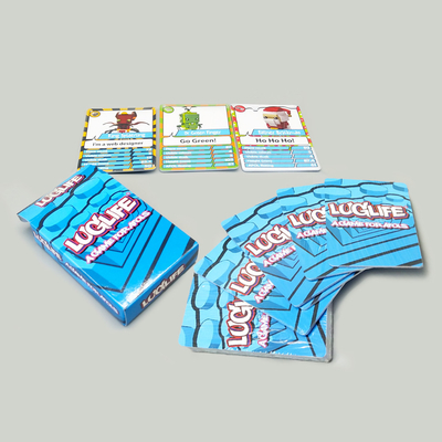 kaufen Custom Printing Spiele Karte UV Oberflächenveredelung Custom Name Puppenkarten für Kinder online manufacture