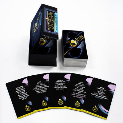 kaufen Nacht Trunken Paar Spielkarten benutzerdefinierte gedruckte Gesprächskarten Starter Spaß Standard Spielkarte online manufacture