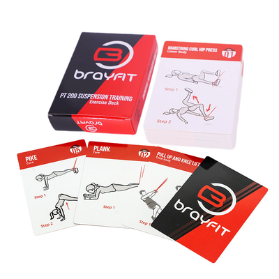 kaufen Individuelle Übungen Yoga Posen Papierkarten Leben Aktivität Lernen Übungen Karten Packs Sport Übungen Karten online manufacture