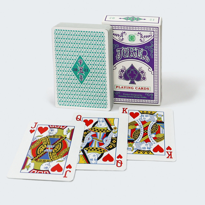 kaufen Gedruckte Private Label Zwei Decks Spielkarten Kundenspezifisches Design Zigarettenetui Poker Karten Spiel mit Box online manufacture