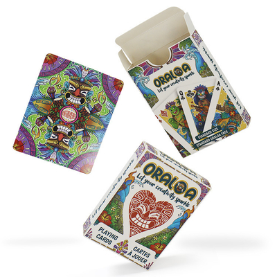 kaufen Glanzvolles Holz-Kunstpapier Anpassbares Hochzeitsgeschenk Spielkarten mit personalisiertem Poker-Logo online manufacture