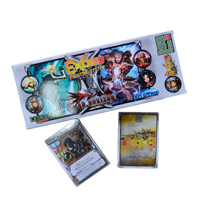 kaufen Custom design accepted paper trading cards deck printing holographic game card battle character game online manufacture