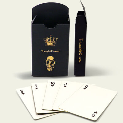 kaufen Speicherkarten mit Gold Edge Pokerkarten in 57x87mm Größe für Werbe- und Spielezwecke online manufacture