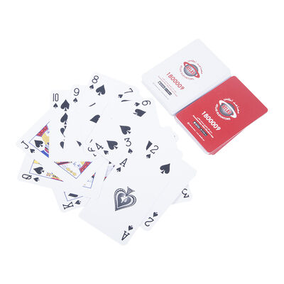 kaufen Individuelle Logo Spielkarten 280GSM mit blauem Kern und CMYK-Pantone-Farben für Poker und Spielkarten online manufacture