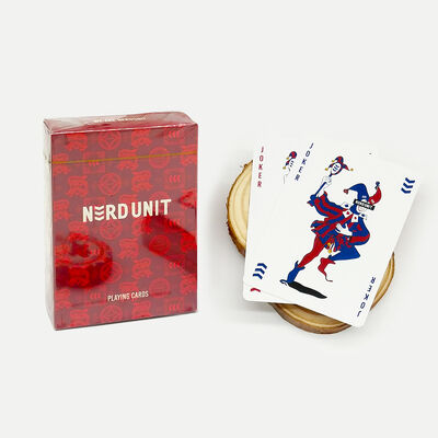 kaufen Großhandel Öko-freundliche Doppelseitige 57x87mm benutzerdefinierte Spielkarten für persönliche Poker- und Spielnutzung online manufacture