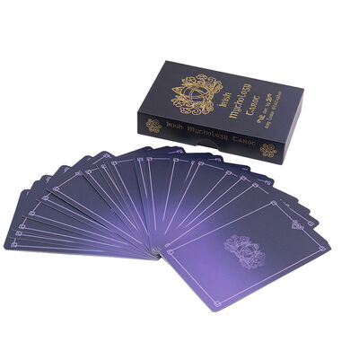 kaufen Individuell bedruckbare Tarotkarten in Goldfolie, umweltfreundlich, mit personalisiertem Design online manufacture