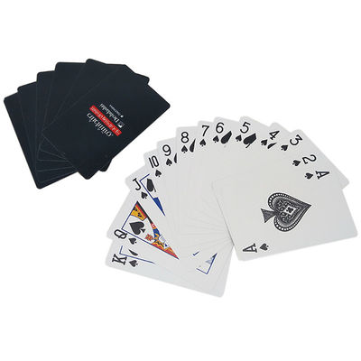 kaufen 57x87mm Kasino-Plastikspielkarten mit kundenspezifischem Druck Logo Barcode online manufacture