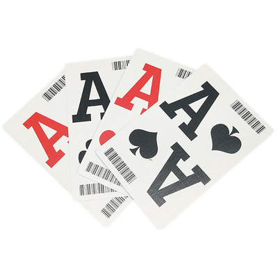 kaufen Custom Poker Playing Card Logo Printing On Back Side CMYK Color online manufacture