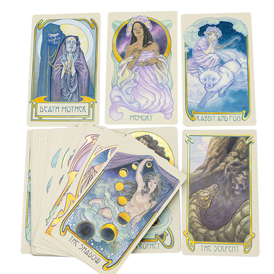 Soem-ODM, das Logo Tarot Cards Affirmation CDR PSD druckt, fertigen kundenspezifisch an
