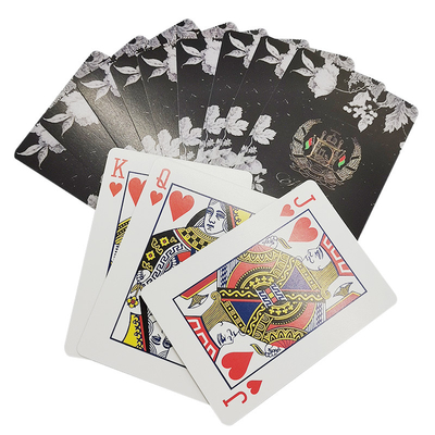 Fabrik wasserdichte Plastik-Spielkarten Custom Printing Design langlebige arabische PVC-Spielkarten