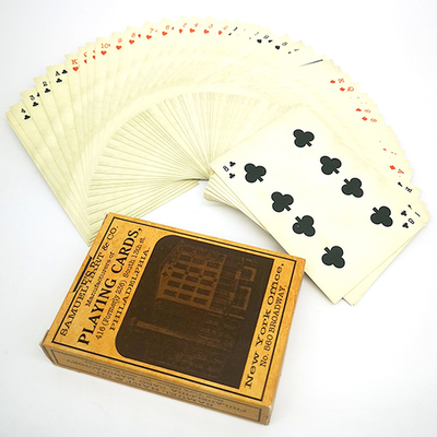Spielkarten der Gewohnheits-54pcs mit 2 Spassvögel Pantone-Farben