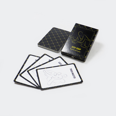 Hochwertiges, individuelles Sexy-Snap-Positions-Kartenspiel-Design, Leidenschaft, lustiges Paar, Schlafzimmer, Haltungskarten, Spiele, Poker