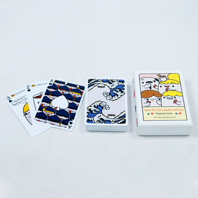 100% PVC-Spielkarten Wasserdicht Custom Kids Design und Muster Dauerhaltiges Deck