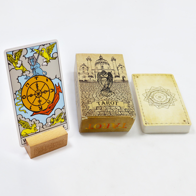 Vertrauenswürdiger Lieferant von hochwertigen Karten Custom Rider-Waite Tarot spirituelle Reise exquisite Tarot-Karten Geschenksätze