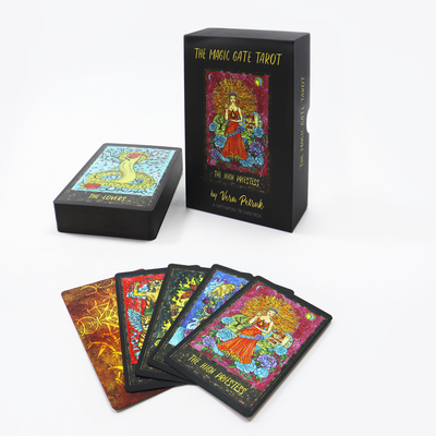 Bestseller Fabrik Custom Printing Oracle Gold Foil Deck Hochwertige Brettspielkarten mit starrem Karton