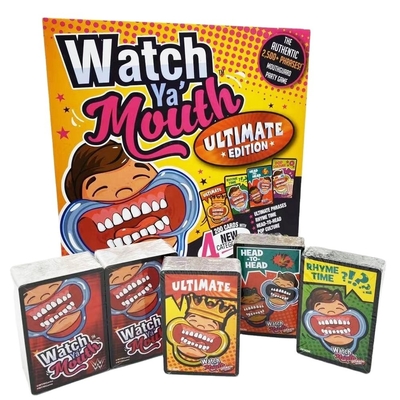 Crystal Ya' Mouth Familienversion, das ultimative, urkomische Mundschutz-Kartenspiel