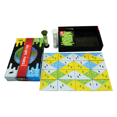 Custom Personalisiertes Design Doppelbox Set Papier Kartenbrett für Kinderspiele