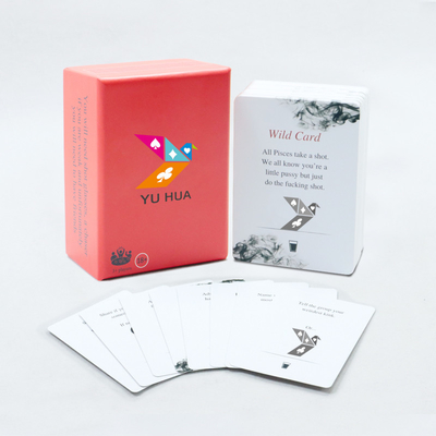 Custom Design Spaß Liebe Sprache Spielkarten Umweltfreundlich und romantisch Für Paare Nacht