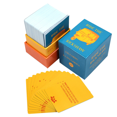 Custom Multi Interactive Party Trinkkarten Brettspiele mit Hot Stamping Finish