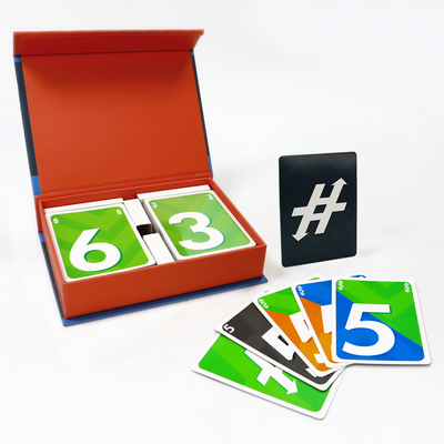 Herstellung von 2 Decks Papier-Spielkarten mit starrem Magnetbuch