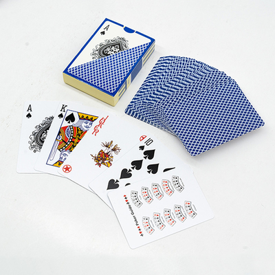 100% Plastik Poker Decks Spiel Wasserdicht Custom Langlebige Waschbare Spielkarten direkt