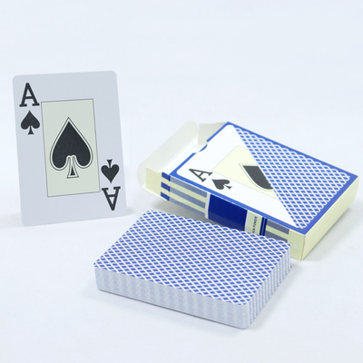 Normalgroße Plastik-Spielkarten für große Charaktere Poker Custom Print und wasserdicht