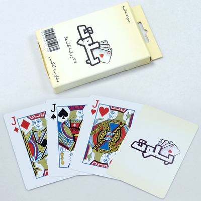 Besonderheit: Linnen beschichtet PVC Poker Wasserdicht Spielkarten mit 100% Kunststoff Material