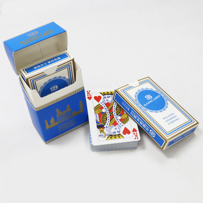 Kartenspiel anpassen Lackiertes Privatetikett Zwei Decks Kartenspiel mit Box
