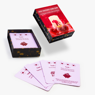 Spielen Sie Ihr Schlafzimmer anpassen Spaß Fragen Ventures Liebe Sprache Kartenspiel für Paare