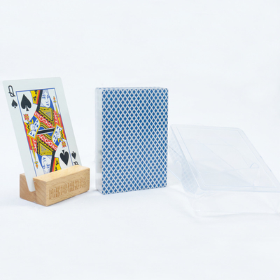 100% wasserdichte Plastik-Poker-Spielkarten mit Silberfolie 63x88mm
