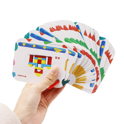 Kindererziehungs-Spiel - Custom Printed Flash Cards mit bunter Grafik