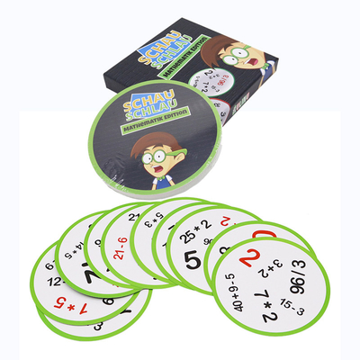 Hot Item Lustiges Design Gedächtnis-Spiele Karten für Kinder Custom Flash-Karten Lernspielzeug