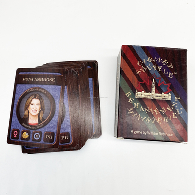 Custom Eco-Friendly American Style Charakter Stimmstrategie Spaß Kartenspiel Drucken