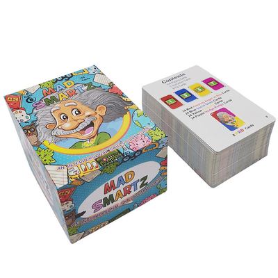 Personalisierte Familie Bildungsgesprächs-Kartenspiel Lamination Oberflächenbearbeitung
