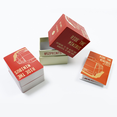 Custom gedruckte Erwachsene Happy Party Rot Trinkkarten Spieldecks mit CMYK Farbdruck