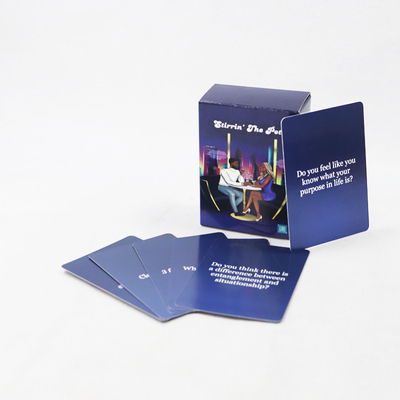 Custom Logo Papierkarten Spiele für Männer und Frauen Party Trinken Spielen Spiele Drucken