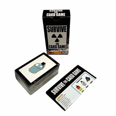 Custom Printed Flash Cards für Kinder Lustiges Gedächtnisspiel Lebhafte CMYK/Pantone Farben