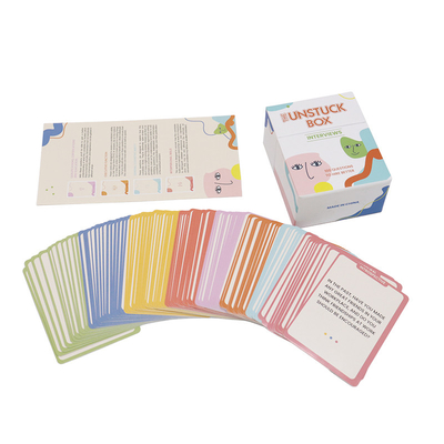 63x88mm oder maßgeschneiderte lustige Spielzeuge für Picknicks im Freien Eltern-Kind Interaktives Kartenspiel