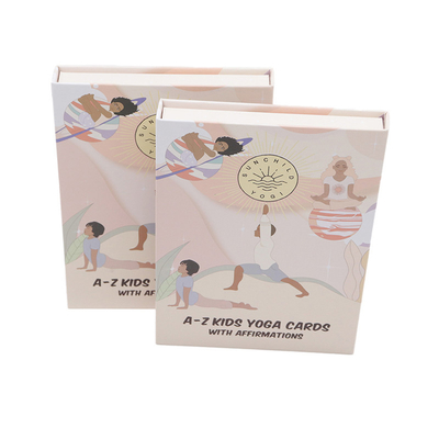 KI-Artwork-Format Individualisierte Yoga-Karten für Kinder Lernen Bildung und Spaß Designs