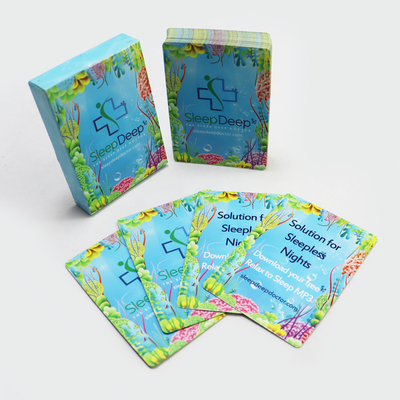 Personalisieren Spaß leckere Pizza Spielkarten Familie Freunde Party Spielkarte Druckpapier Rot Spielkarte